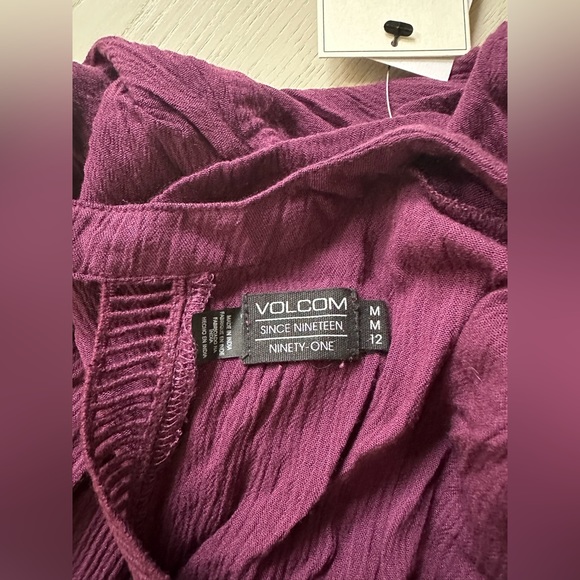 Volcom Even More Dress, Women's Medium, Purple/Plum, NWT - Picture 4 of 5